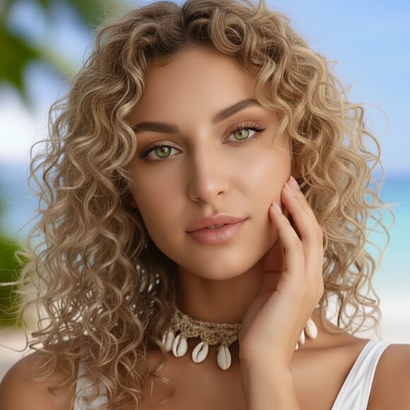 🆕️ Boho Chic Handcrafted Cowrie Shell Choker Beach Vacay Coastal Layer Necklace - Picture 11 of 15